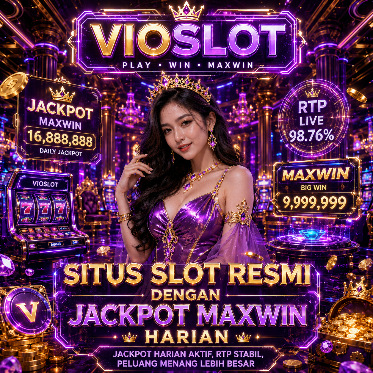 VIOSLOT : Situs Slot Resmi dengan Jackpot Maxwin Harian
